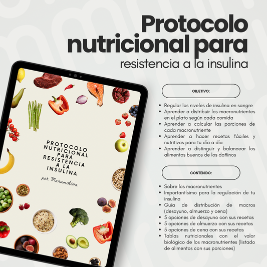 PROTOCOLO NUTRICIONAL PARA RESISTENCIA A LA INSULINA